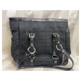 Black coach handbag