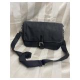 Black coach handbag  with shoulder strap