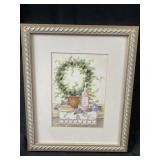 Framed artwork 9.25w11.25t