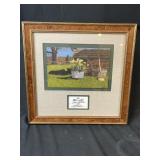 Well flowers Bob Timberlake signed dated