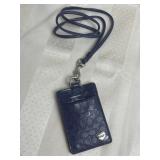 Coach accessories ID tag  purple tone