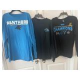 Carolina panthers long sleeve size large