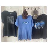 34 T-shirts two hats size large