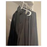 Six dark color light coats pull over