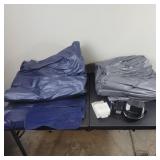 2 Air Mattresses, Grey one with Pump - Full/Queen