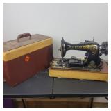 Vintage Portable Singer Sewing Machine with