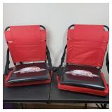 2 Stadium Seats with 2 extra Harley Davidson