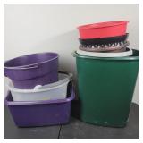 Buckets, Bins, Planters, and Trash bins