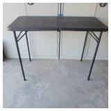 Folding Table 40"Wx20D, Adjustable Legs