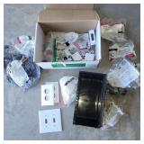 Box of Misc Hardware for shelving installation,