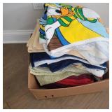 Box Lot Linens, Bath Towels, Beach Towels, Throw