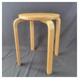Wood Stool (18"Tx17"W)