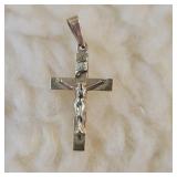 14K YG Crucifix Pendant 7/8" - 0.02oz