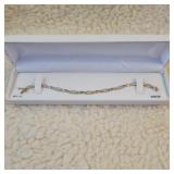 7" 10k YG and Diamond Bracelet