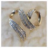 10k YG Diamond Heart Pendant 0.11oz