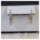 10k YG and Diamond Earrings