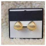 14kt Gold Triangular Earrings