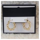18kt YG Hoop Earrings
