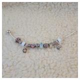Sterling Silver Pandora Bracelet with Multiple