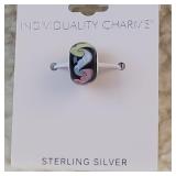 .925 Pandora Style Glass Bead Charm