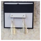 14K YG Filigree Drop Earrings