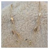 Dana Buchman 3 strand Gold toned Necklace (new)