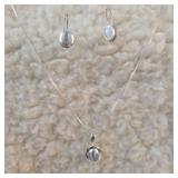 .925 17" Box Chain Necklace with .925 White T