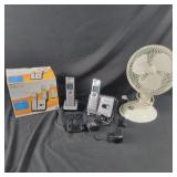 At&t phone and Desktop Fan
