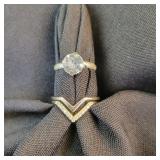 2 Adjustable fashion Rings