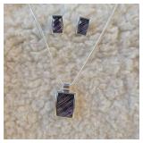 Necklace and matching earring set