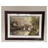 Thomas Kincaid 48x36t  880/1170 framed matted