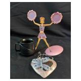 Lot of Decor - Cheerleader, Heart Hanger and