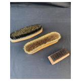 Shoe shining brushes
