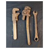 2 Monkey Wrenches + 1 Extra Wrench