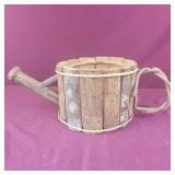 Planter made from wood in the shape of Water jug