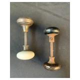 Antique porcelain doorknobs