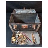 Travel Road Case Tool Box with Tray Full of Screws