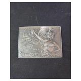 Metal Coca Cola Belt Buckle Piece (back is broken)