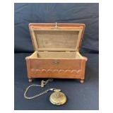 Jewelry Box with a DaD pocket Watch