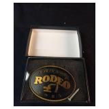 Case Excavator Rodeo Belt Buckle