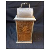 Electric Lantern with Glass Panels