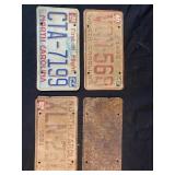 License platesNC-1980NC-1990NC-1981NC-?