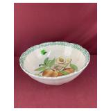 Vintage Italian Sand Glazed Peaches large serving