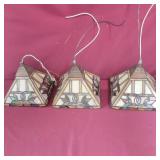 3 Stained Glass Lighting Fixtures