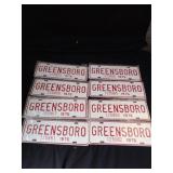 8 Greensboro License Plates
