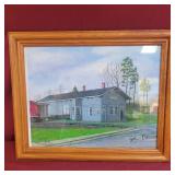 Ronda Train Station by John Dr??? Signed and