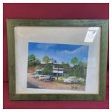 Sign And Numbered Print - John Dr??? 22.5x19