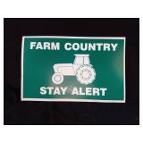 Farm Country Stay Alert Signage