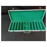 Traveling Display Case Green Interior