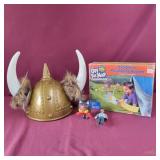 Viking Helmet, Explorers Positioning System toy,